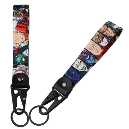 Anime Eagle Beak Keychain – Cool Short Lanyard for Phone, Badge Holder & USB Pendant