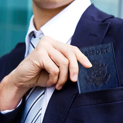 Leather Car Registration & Insurance Holder – Men's Driving License Cover, Auto Documents & Credit Card Storage Bag