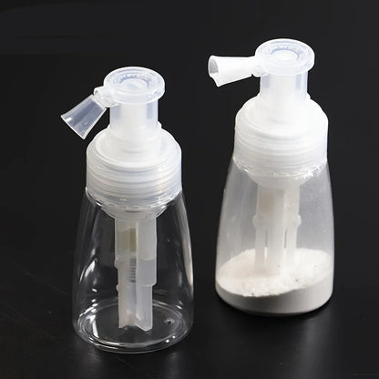 140ml Powder Atomizer Bottle - Rotating Talcum, Lotion & Emulsion Dispenser for Barber, Salon & Travel Use