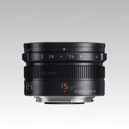 Original DJI 15mm F1.7 M4/3 Mount Lens – Wide-Angle Mirrorless Lens for Panasonic