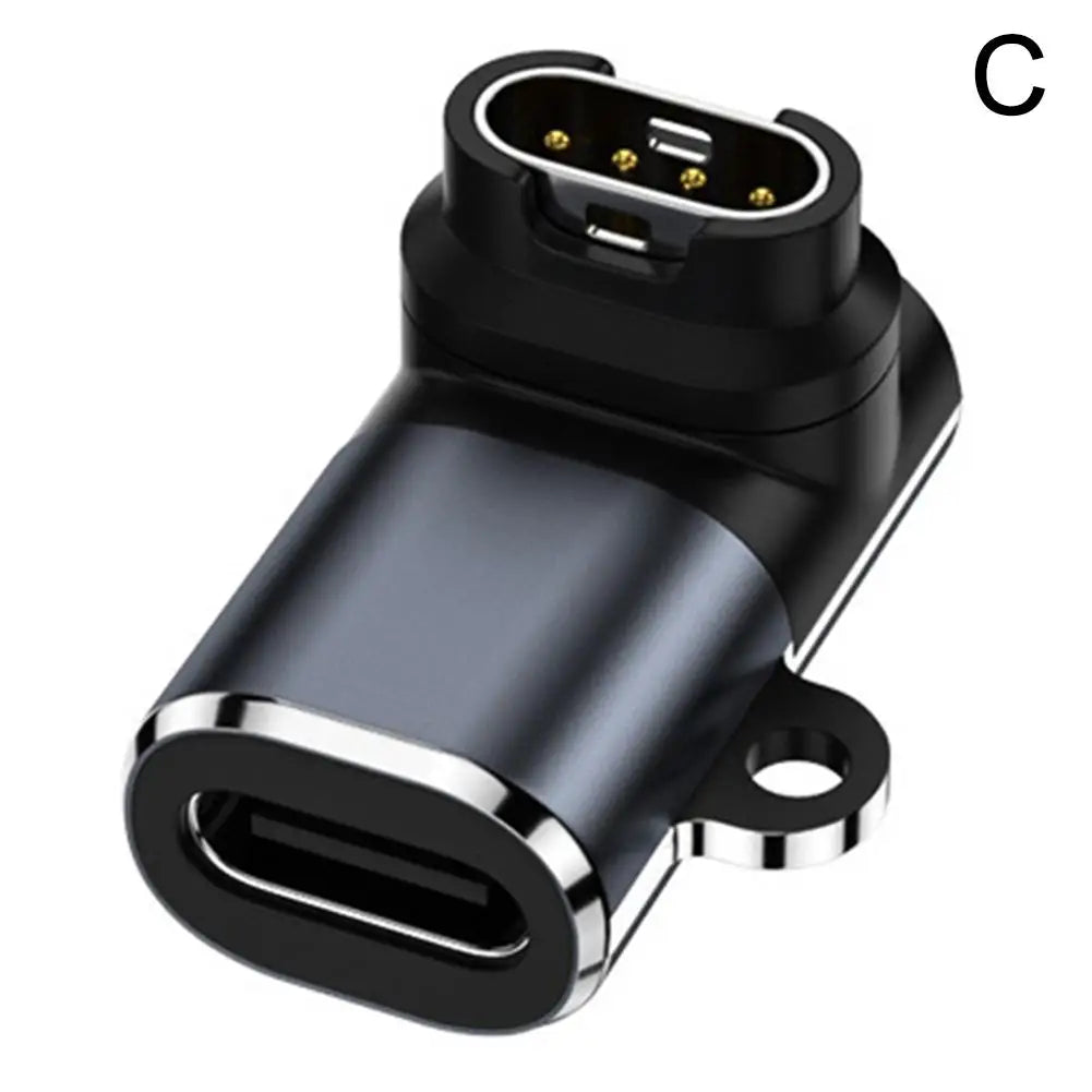 USB Type-C Charger Adapter for Garmin Fenix 7/7X/5S/6/6X/6S Pro – Smartwatch Charging Converter Accessory