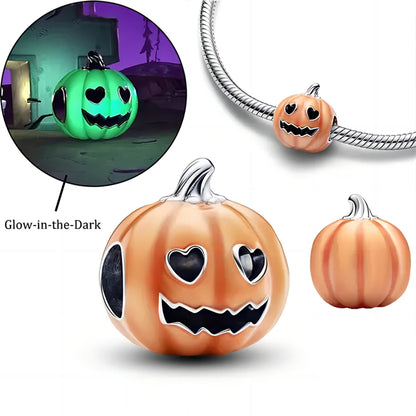 Chameleon Luminous Firefly & Butterfly Silver-Plated Charms - 925 Silver for DIY Bracelet Jewelry Making