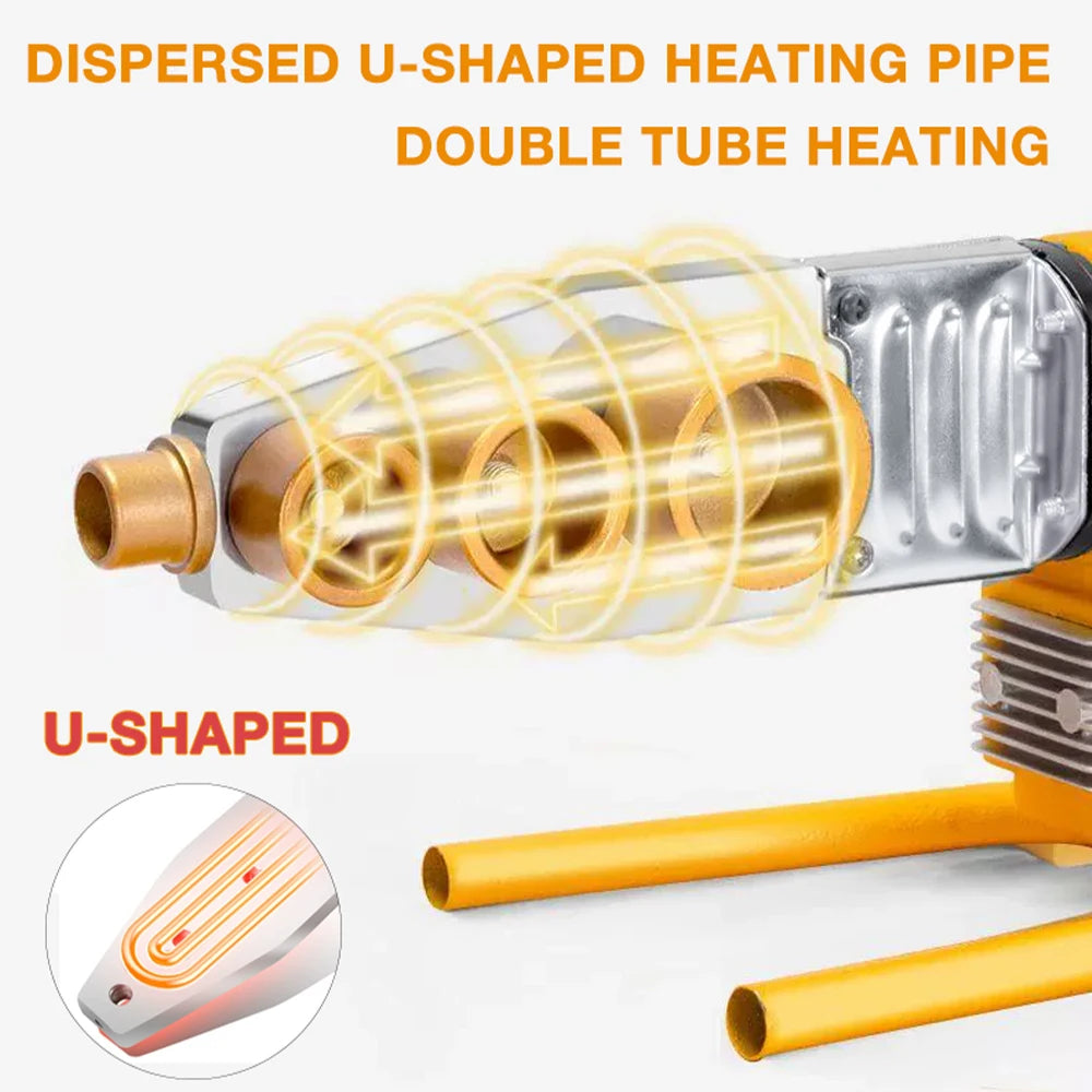 800/1000W Pipe Welding Machine – 220V PB/PP/PE/PPR Plastic Pipe Welding Tool for Home Plumbing