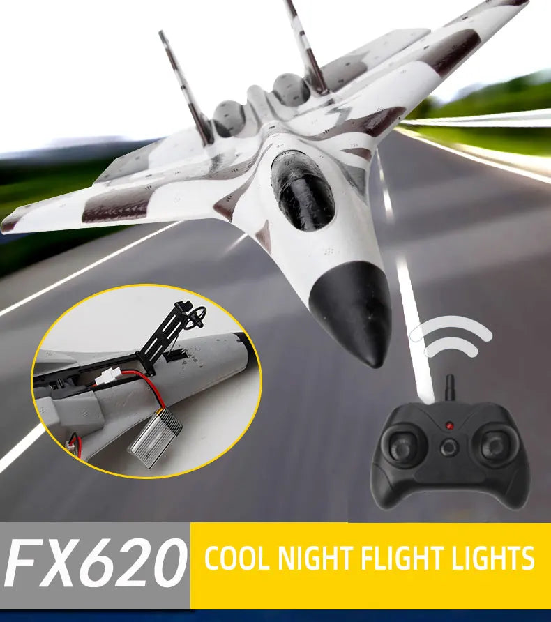 RC SU-35 Foam Fighter Jet – 2.4G Remote Control Glider Airplane Toy for Kids & Boys