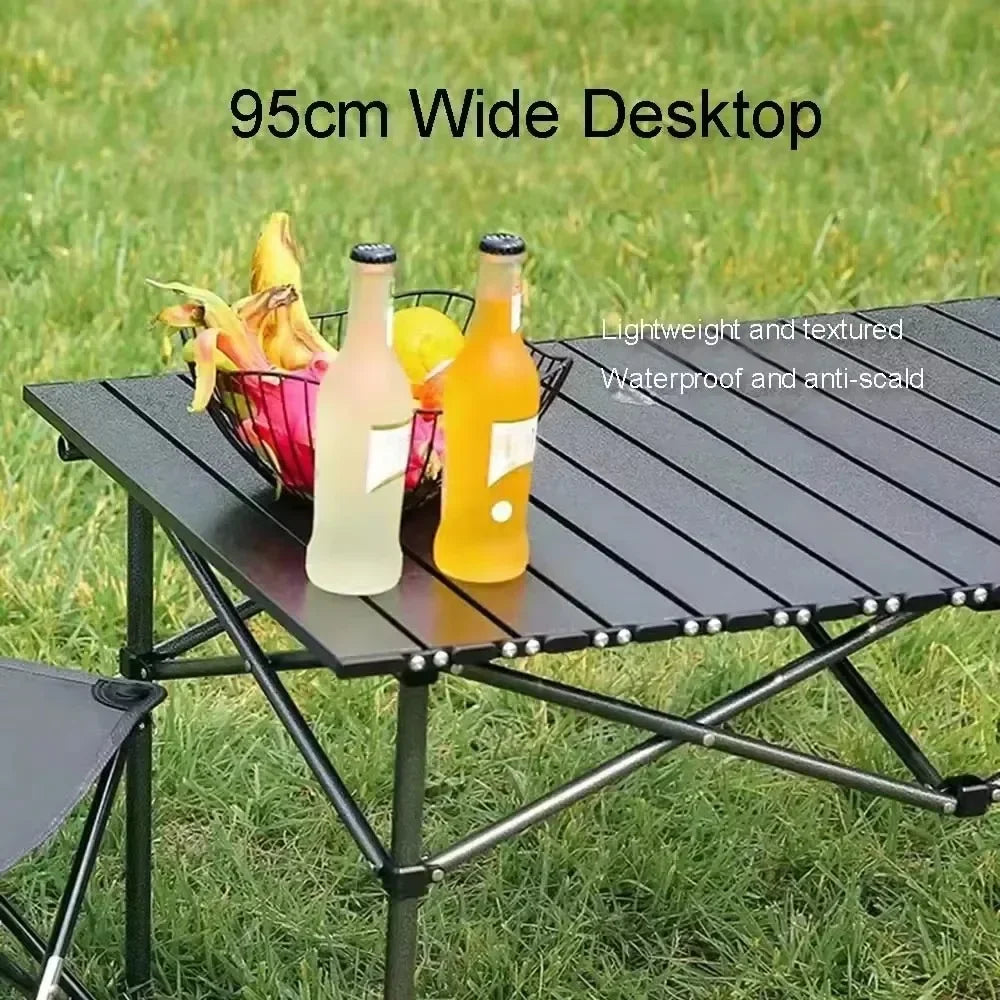 Outdoor Picnic Table with Carrying Bag – Lightweight Portable Folding Desk for Camping & Self-Driving Trips