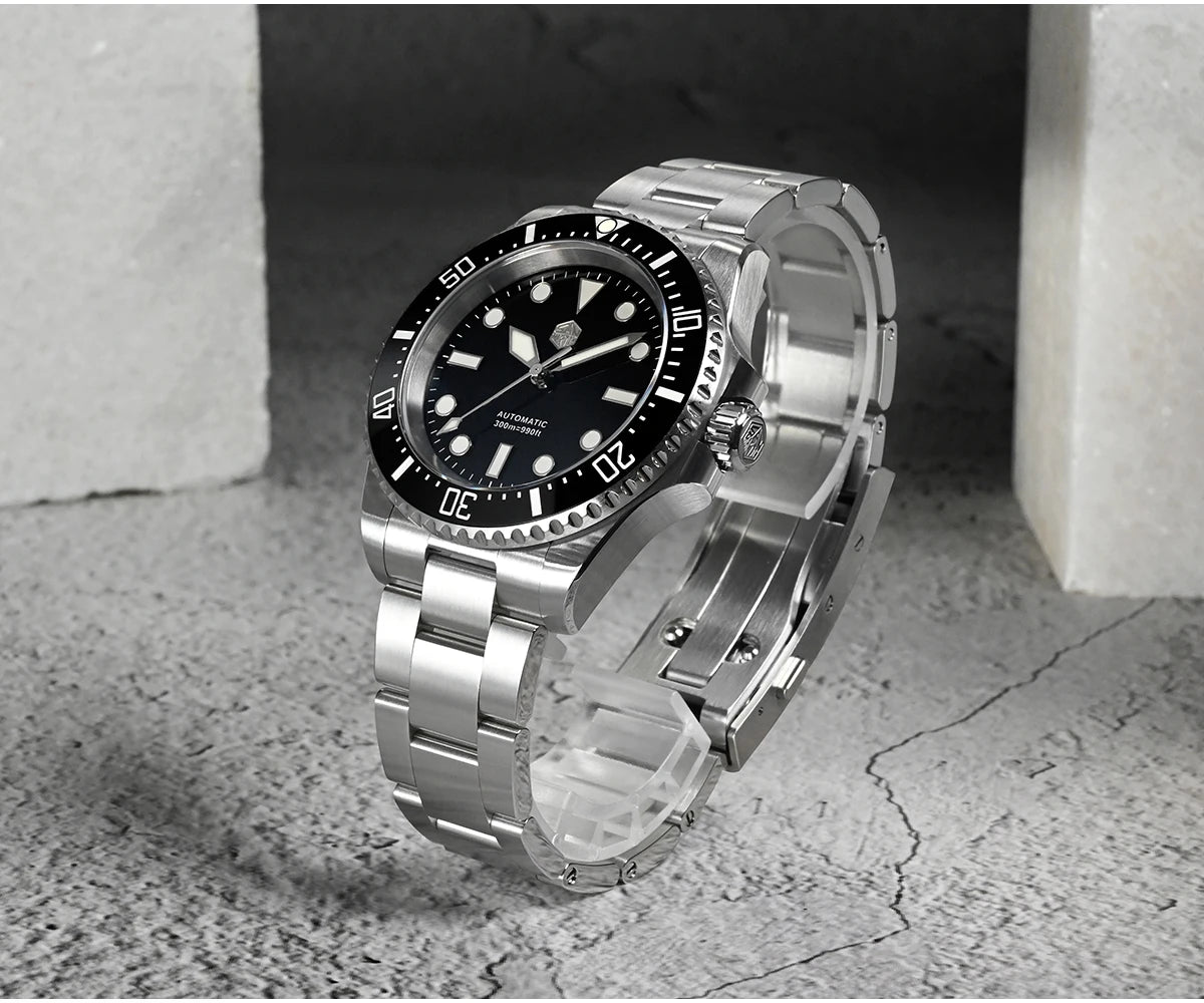 San Martin Fly Adjustable Clasp — 16mm Watch Bracelet Buckle Folding Clasp (Non-Universal)