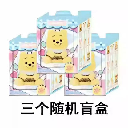Original Winnie the Pooh Vinyl Plush Blind Box — Naughty Party Pooh Bear Bag Pendant, Cute Surprise Doll Gift