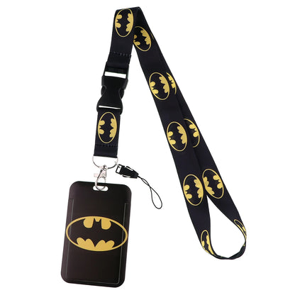 Cartoon Keychain Lanyard — Cool Credential Holder for Passport, Credit Card & Phone Accessories Gift