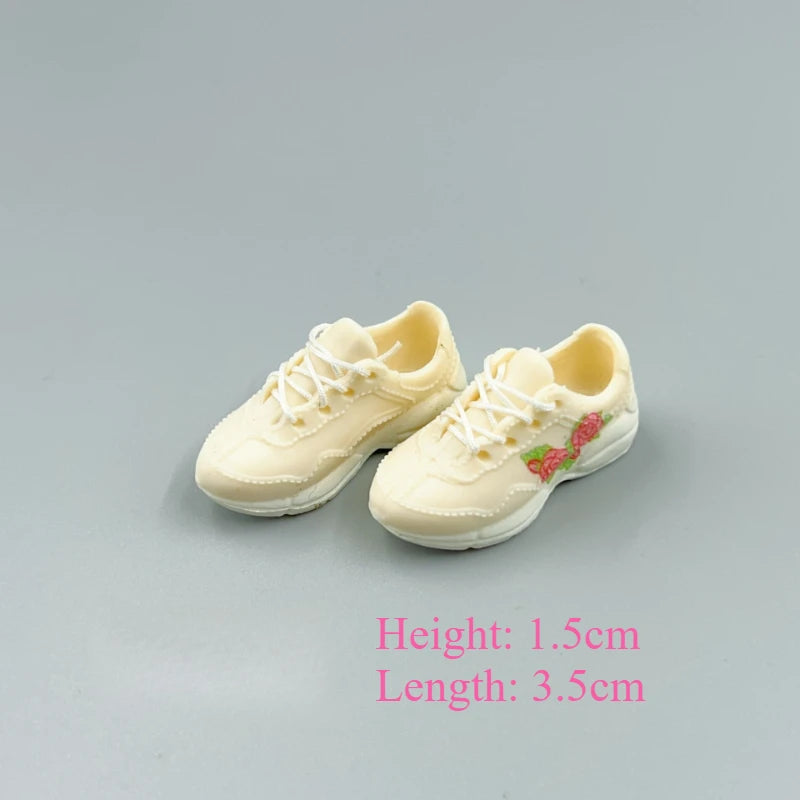 3.5cm Sport Shoes — 1/6 Scale Blythe Doll Dress-Up Accessories