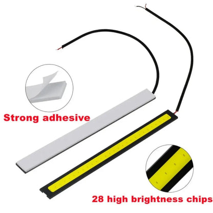 10-Piece Super Bright LED COB Fog & DRL Lights – 17cm Waterproof 12V 6500K Car Interior & Exterior Styling Bar Lamp