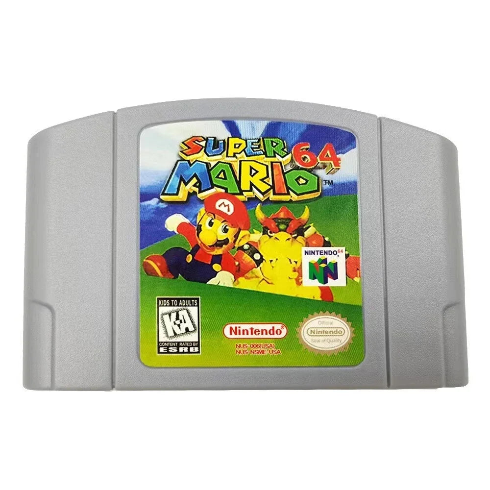 N64 64-Bit Game Cartridge – Bros. Series & Banjo-Kazooie Video Game Console Card
