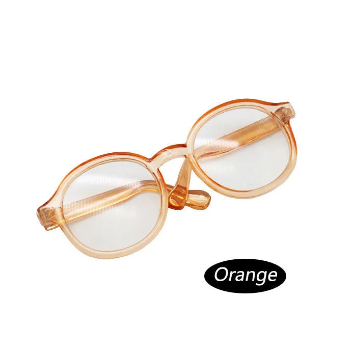 6.5cm & 9cm Transparent Plastic Glasses – Sunglasses for 1/8, 1/6, 1/3, 1/4 BJD Dolls, Labubu, MSD, SD, EXO Plush