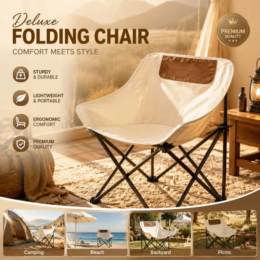 Ultra-Light Portable Folding Camping Chair – Compact Outdoor Fishing, Hiking, Picnic & Travel Seat with Comfortable Design