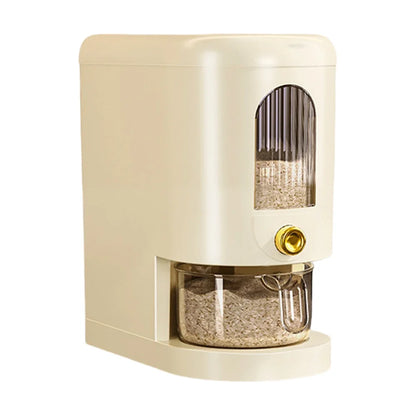 Rice Storage Container - 5/10KG Large Capacity Dry Food Dispenser Insect-Proof Kitchen Cereal Storage Box
