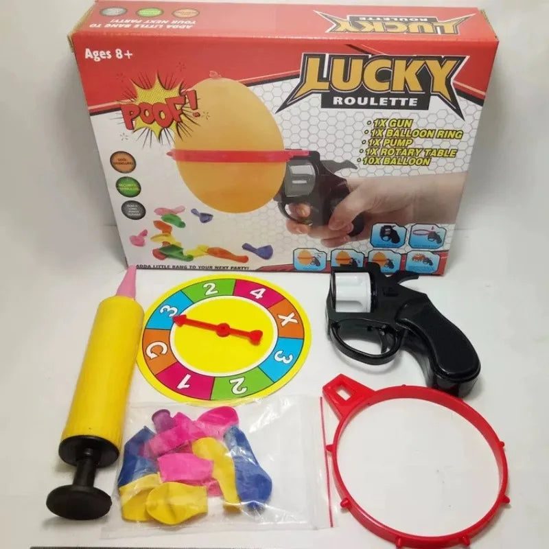 Roulette Balloon Game – Funny Turntable Water Party Tabletop Toy (Random Color)