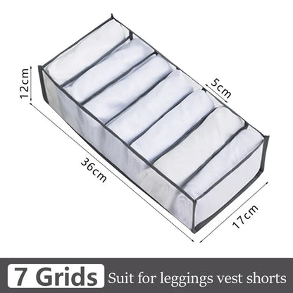 Jeans & Clothing Storage Box – Closet Organizer Drawer System for Pants, Cabinet, and Clothing Organization