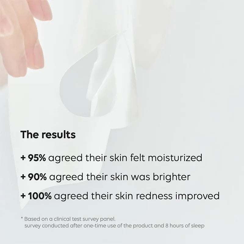 4Pcs/Box Bio-Collagen Absorbable Moisturizing Mask – Anti-Aging Night Mask for Firming, Nourishing & Brightening Skin Care