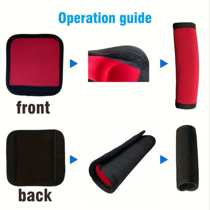 Heavy-Duty Subwoofer Handle Wrist Strap - Red Fabric Car Stereo Accessory with Non-Slip Grip, Compatible with Car Amplifier Spea