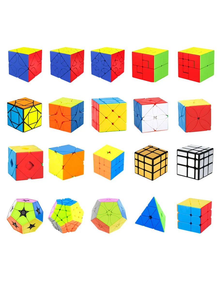 Meilong Alien Magic Cube Series — 2x2 to 9x9 Professional Cubo Magico Puzzle Toy for Kids, Children’s Gift