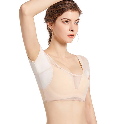 Underarm Sweat Pads for T-Shirt & Vest – Washable Armpit Sweat Guards, Sweat-Proof Clothing Protector for Women & Girls