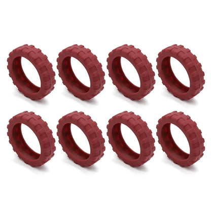 Universal Silicone Luggage Wheel Covers — Travel Suitcase Caster Protector, Noise & Wear Reduction