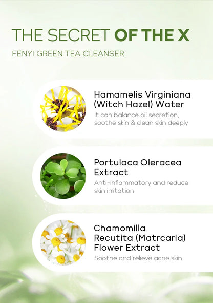 Vitamin C Facial Cleanser — Deep Cleansing, Moisturizing Face Wash Foam, Blackhead Removal Skincare