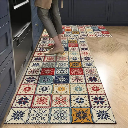 Non-Slip Kitchen & Living Room Floor Rug – Long Area Mat for Entrance, Home Decor