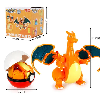 Original Pokémon Elf Ball Toys — Pocket Monsters Figures including Pikachu, Gengar, Dragonite & More