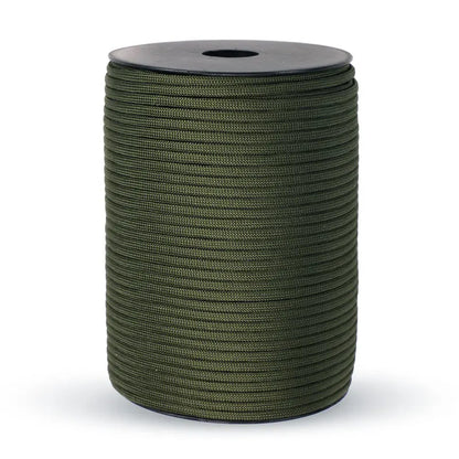 550 Military-Grade 9-Core Paracord Rope - 4mm Outdoor Survival Cord for Camping, Tents & Utility