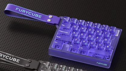 FURYCUBE M30HE Mechanical Gaming Keyboard - Magnetic Switch, 8K Polling, 0.1ms Rapid Trigger, RGB & Hot-Swap Design