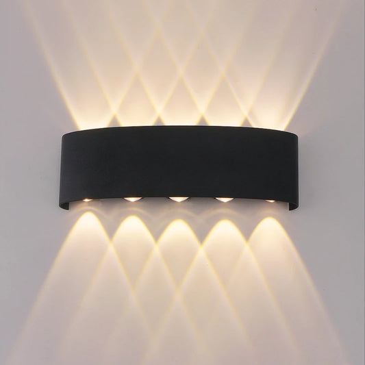 Up & Down LED Wall Lamp - Waterproof Modern Indoor & Outdoor Lighting for Bedroom, Living Room & Corridor