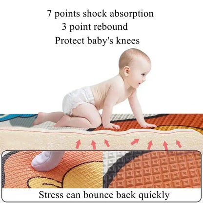 Baby Crawling Play Mat - Non-Toxic EPE Foam Safety Rug, 1cm Thickness, Two Thickness Options and Five Sizes for Kids’ Play Areas