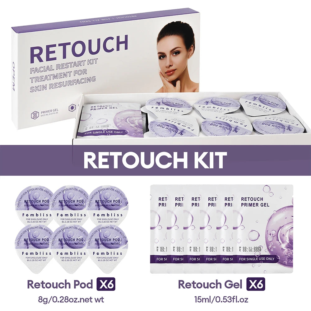 CO2 Bubble Facial Pod Kit - CO2 Capsule Gel & Serum Pods for Aqua Facial Bubble Pen, Deep Cleansing, Hydrating & Spa Skin Care