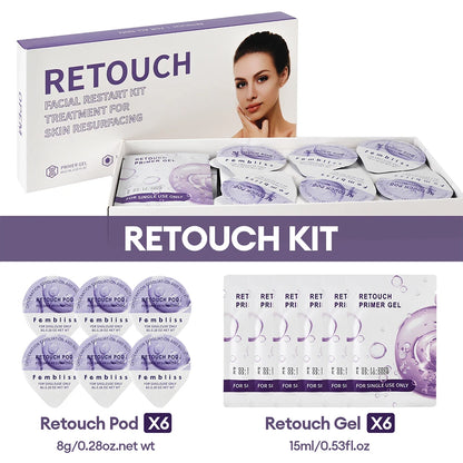 CO2 Bubble Facial Pod Kit - CO2 Capsule Gel & Serum Pods for Aqua Facial Bubble Pen, Deep Cleansing, Hydrating & Spa Skin Care