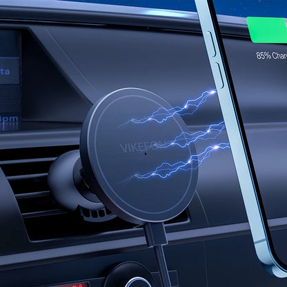 30W Magnetic Wireless Car Charger Stand – Fast Air Vent Mount for iPhone 15/14/13/12 Pro Max/Mini