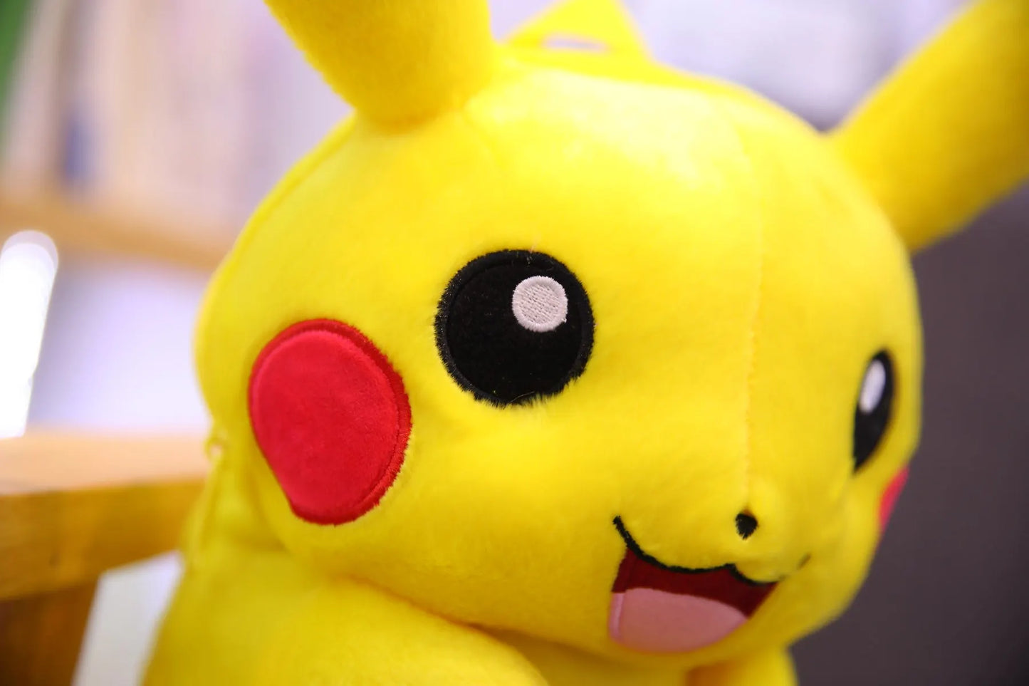 Pikachu Plush Backpack — Pokémon Peluche Stuffed Toy Schoolbag, Cute Cartoon Gift for Kids