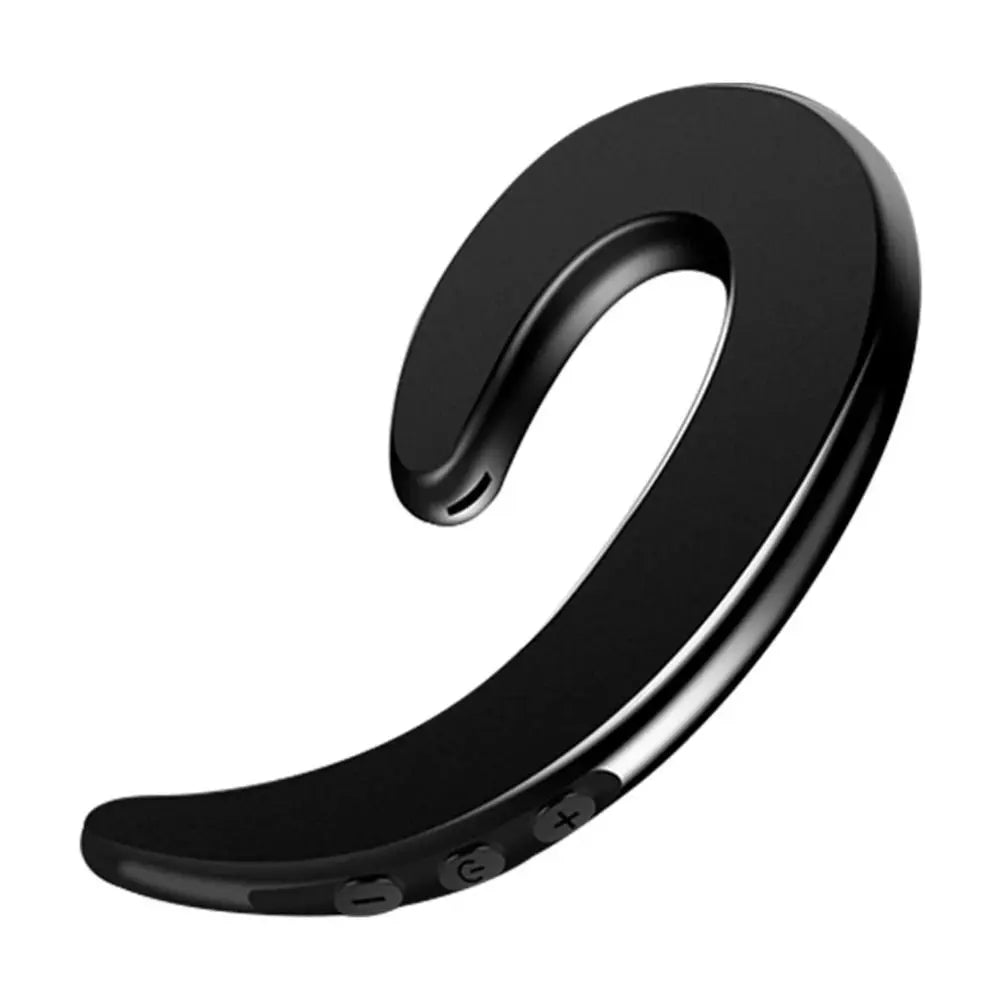 Digital Display Bluetooth Bone Conduction Headphones - Wireless 3D Stereo Earphones with Long Battery Life