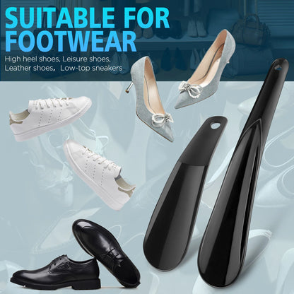 6.29″ & 7.87″ Lightweight Plastic Shoehorn – Travel Shoe Horn Helper for Men, Women & Kids Aid Accessories
