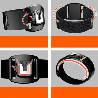 360° Rotatable Wristband Cell Phone Holder – Detachable Armband for Biking, iPhone 15 Pro Max