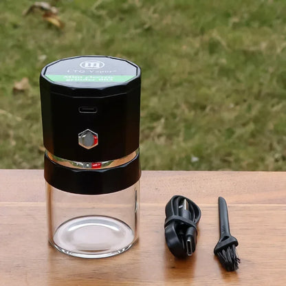 SMO Portable Electric Tobacco & Herb Grinder – Dry Grass Crusher Machine with Intelligent Touch Smoke Prevention