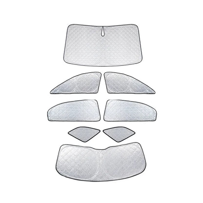 Tesla Side Window Sunshade - Custom Fit Privacy UV Protection Cover for Model 3, Y, S & X, Outdoor Camping & Travel Accessory