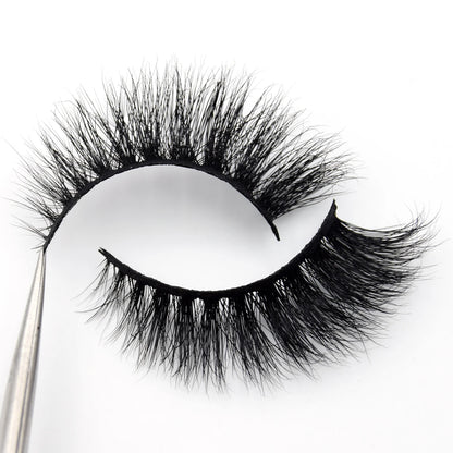 Visofree 3D Mink Eyelashes – Thick Handmade Full Strip Cruelty-Free False Lashes for Makeup M56