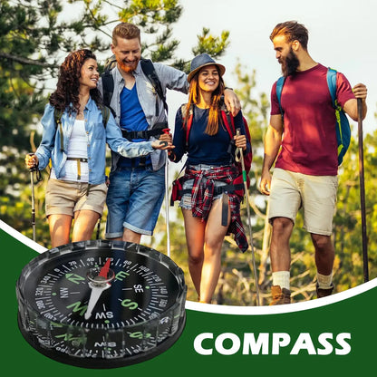 Waterproof Sighting Compass - Multifunctional Navigation Compass for Camping, Hiking, Boating & Outdoor Survival