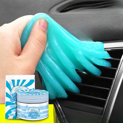 Car Cleaning Gel: Reusable Keyboard Cleaner Gel for Automobile Air Vents - Multiuse Dust Removal Slime, Available in 1 or 2pcs