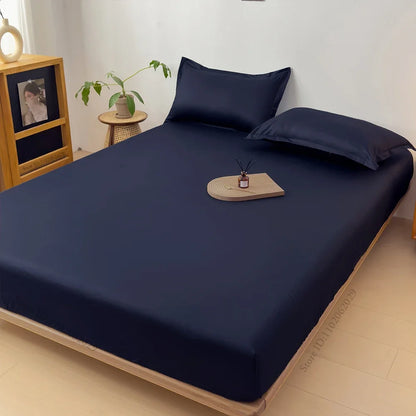 Waterproof Fitted Mattress Cover — Thick Bed Protector Sheet for Single, Double, Queen & King Size Beds