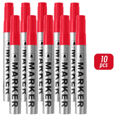 Permanent Waterproof Paint Marker Pen – Quick-Dry Black Ink for Tires, Oily Surfaces & Signature Writing Stationery Tool