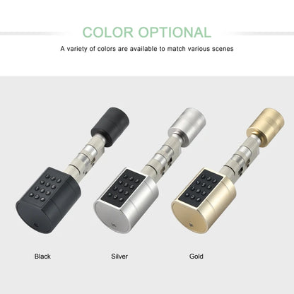 Tuya App Fingerprint Cylinder Smart Door Lock – Electronic Keypad, Key Card & Remote Control for Home & Apartment