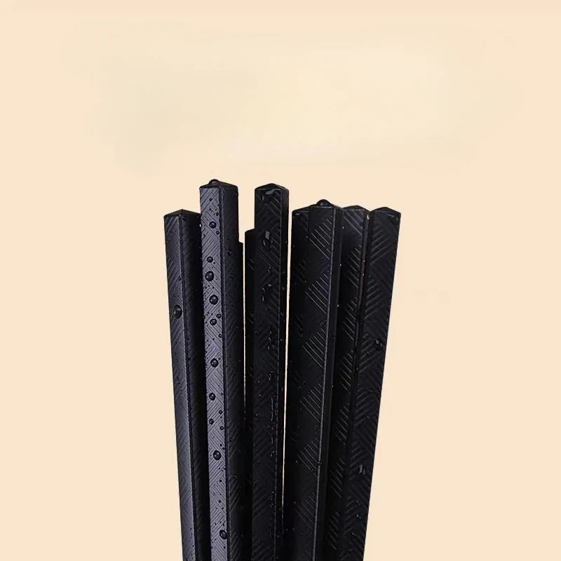 Reusable Black Alloy Chinese Chopsticks – Food Grade, Safe Bamboo, High-Temperature Sterilizable Sushi Sticks