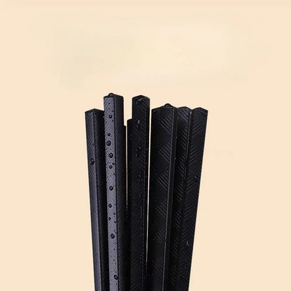 Reusable Black Alloy Chinese Chopsticks – Food Grade, Safe Bamboo, High-Temperature Sterilizable Sushi Sticks