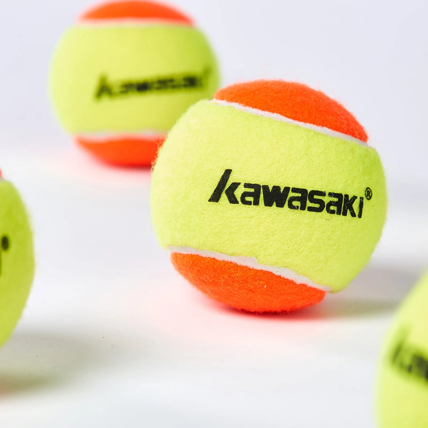 Kawasaki Beach Tennis Balls - High Elasticity and Impact Resistance, 12pcs per Lot